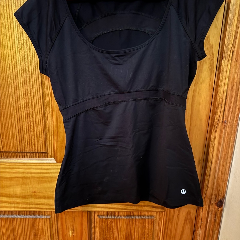 lululemon athletica Black Short Sleeve Top